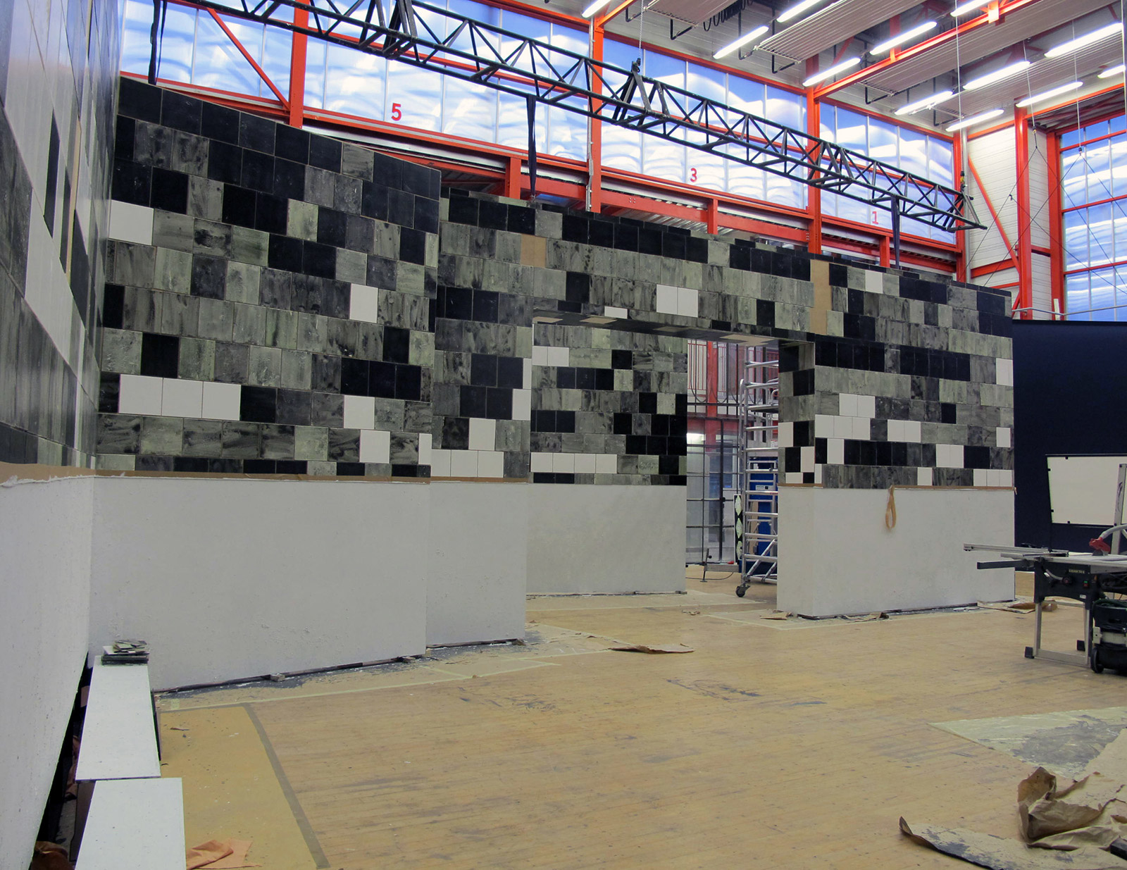 Peinture des carreaux