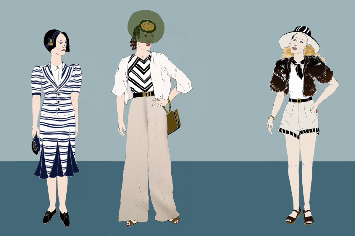 Maquettes costumes Acte 3